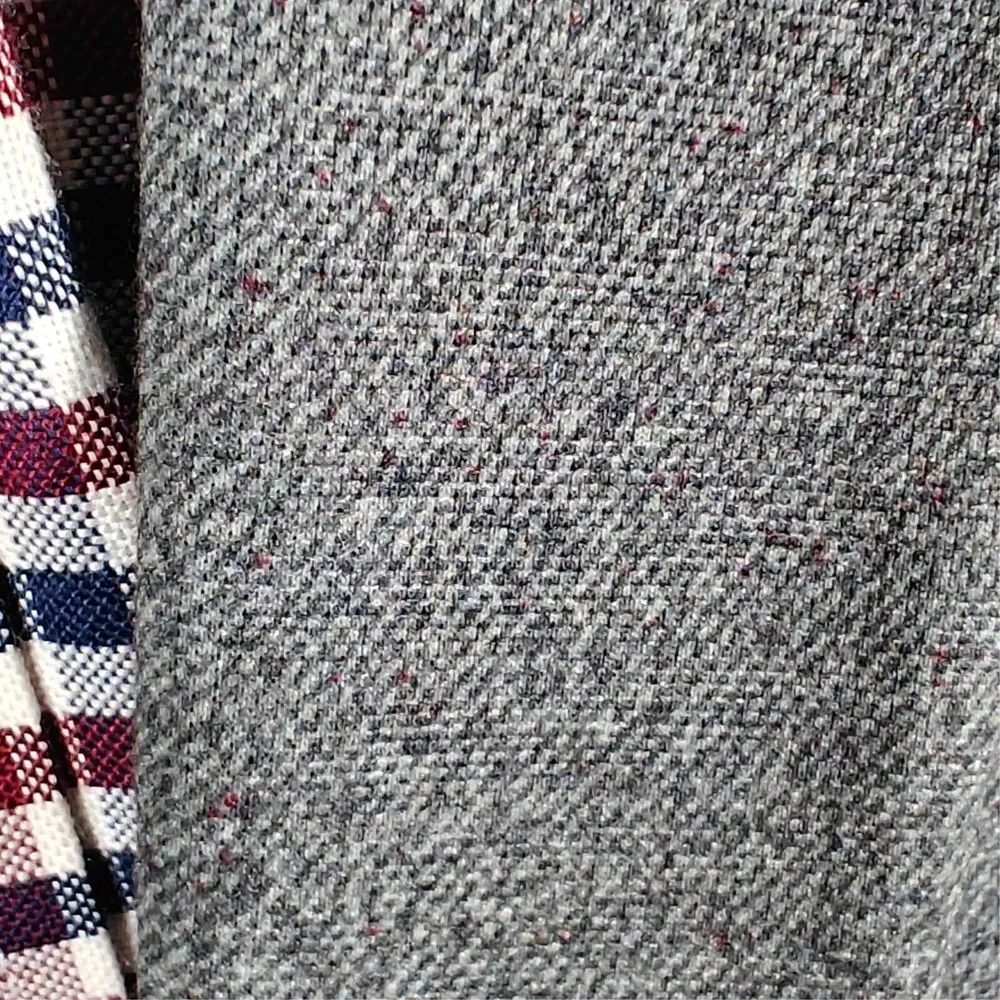 Haggar Men's In Motion Knitted Blazer Slim Fit Gray Poly Blend Size 46L‎